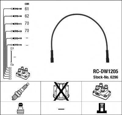 NGK 6296 Комплект дротів запалювання