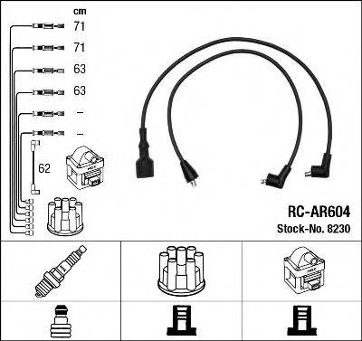 EUROCABLE 4 761 Комплект дротів запалювання