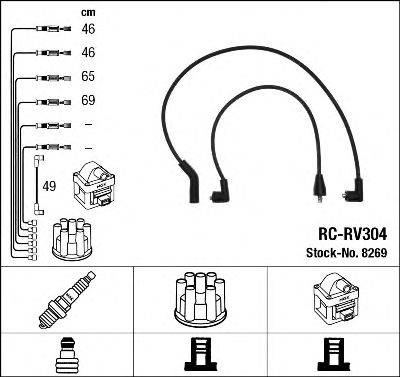 EUROCABLE 4 032 Комплект дротів запалювання