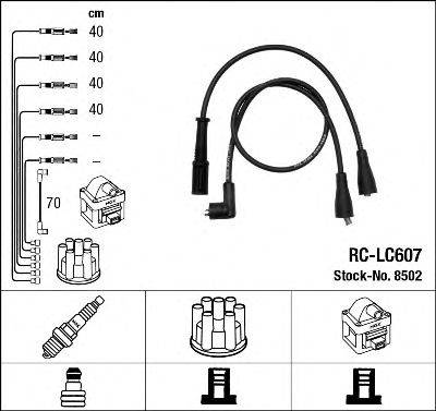 BOSCH B089 Комплект дротів запалювання