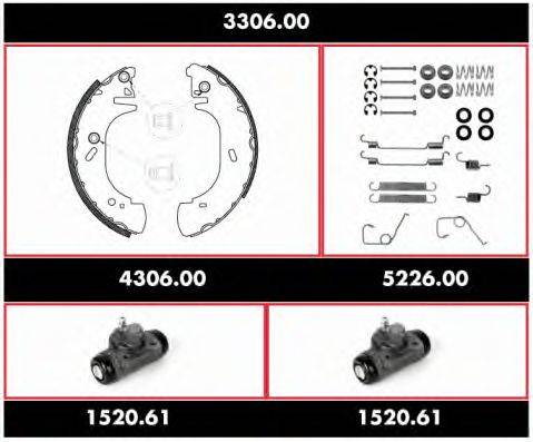 VALEO 553227 Комплект гальмівних колодок
