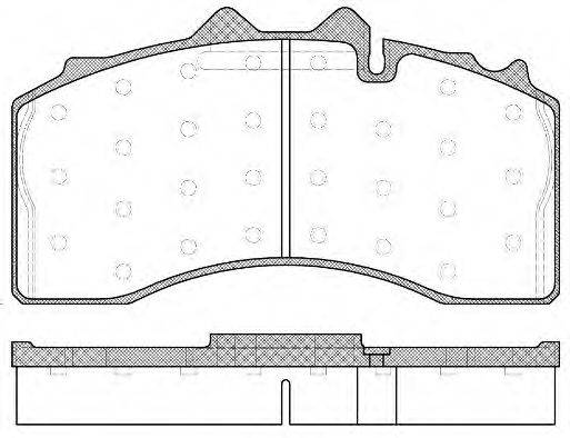 ROADHOUSE 29317 Комплект гальмівних колодок, дискове гальмо