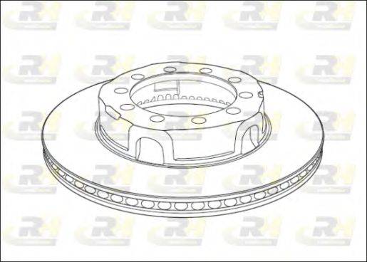 ROADHOUSE 91025 гальмівний диск