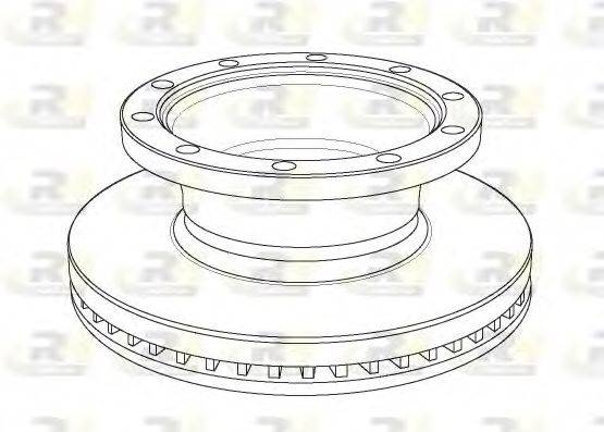 MERITOR MBR9018 гальмівний диск