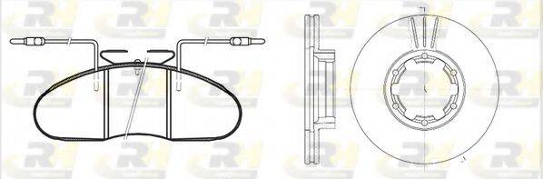 LUCAS ELECTRICAL DF2625 Комплект гальм, дисковий гальмівний механізм