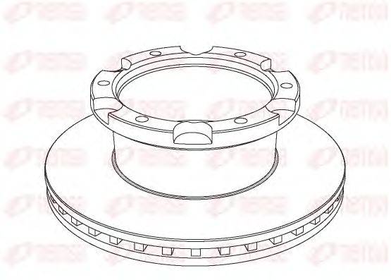 REMSA NCA103620 гальмівний диск