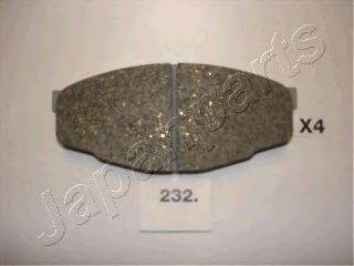 MDR MFP2232 Комплект гальмівних колодок, дискове гальмо