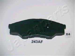 MDR MFP2243 Комплект гальмівних колодок, дискове гальмо