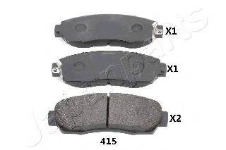 MDR MFP2415 Комплект гальмівних колодок, дискове гальмо