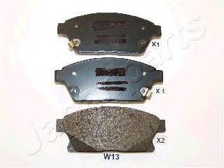 MDR MFP2W13 Комплект гальмівних колодок, дискове гальмо