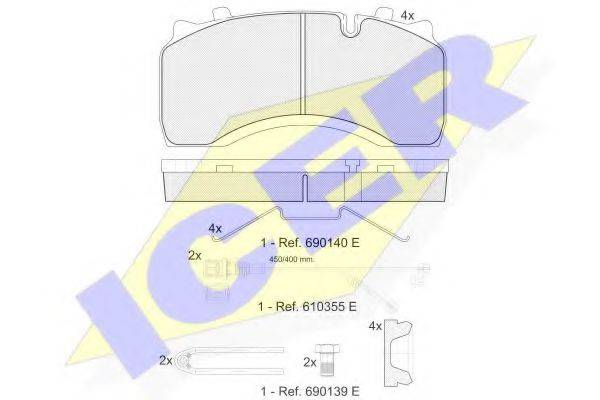 LUCAS ENGINE DRIVE GDB5084 Комплект гальмівних колодок, дискове гальмо