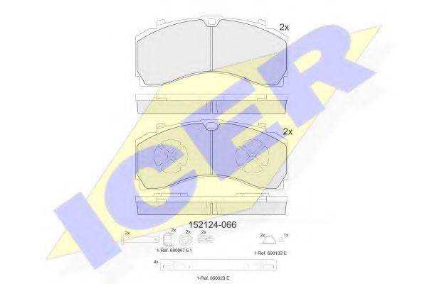 LUCAS ENGINE DRIVE GDB5111 Комплект гальмівних колодок, дискове гальмо