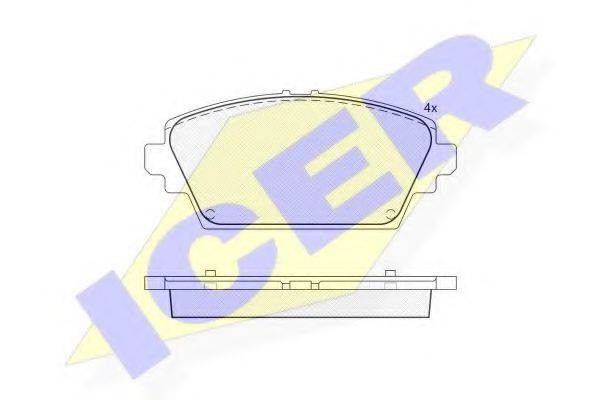 LUCAS ENGINE DRIVE GDB3291 Комплект гальмівних колодок, дискове гальмо