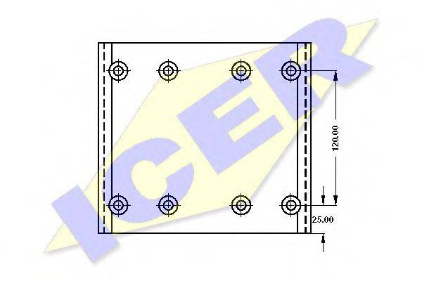 BFMC MB/ 51/1 Комплект гальмівних черевиків, барабанні гальма