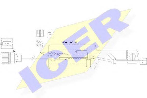 LUCAS ENGINE DRIVE GIC5019 Сигналізатор, знос гальмівних колодок