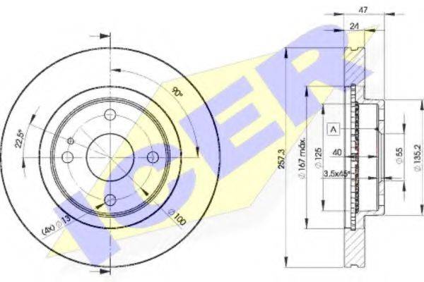 REMSA 812.10 гальмівний диск
