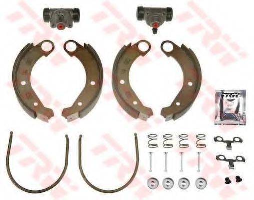 VALEO 553008 Комплект гальмівних колодок