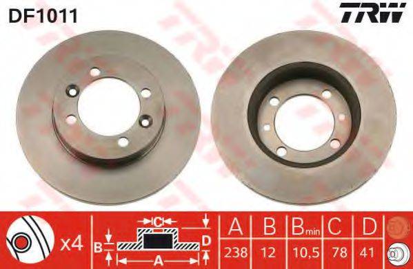 BENDIX 333170 гальмівний диск