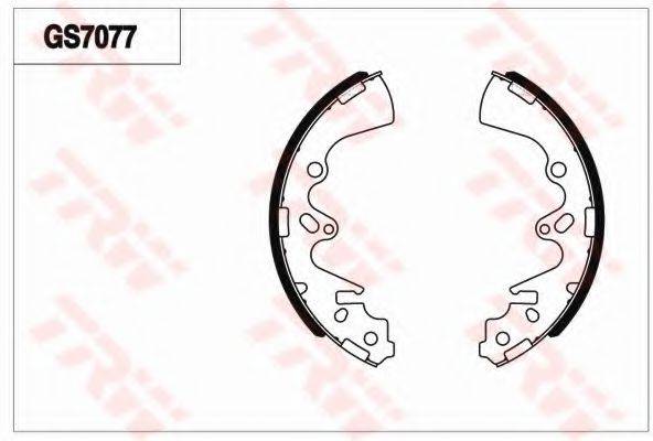 TOYOTA 412726310 Комплект гальмівних колодок