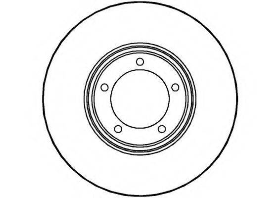LUCAS ELECTRICAL DF1830 гальмівний диск
