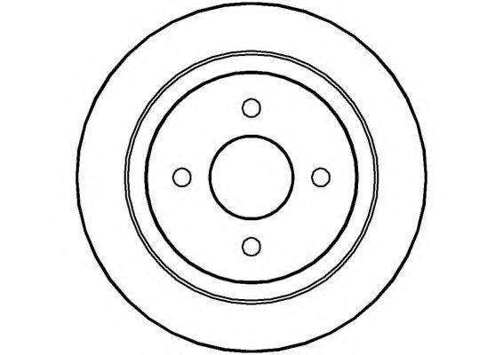 LUCAS ELECTRICAL DF2637 гальмівний диск