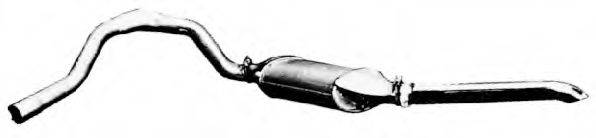 IMASAF 101907 Глушник вихлопних газів кінцевий