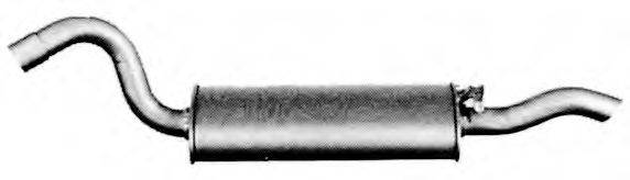 BOSAL 105-021 Глушник вихлопних газів кінцевий