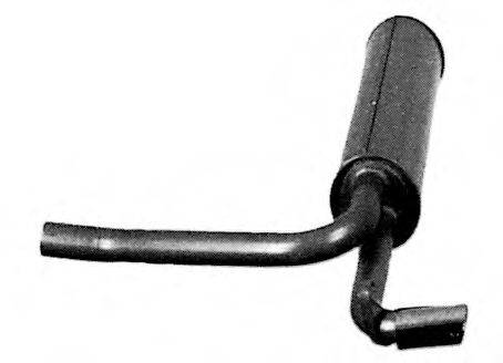 BOSAL 170-281 Глушник вихлопних газів кінцевий