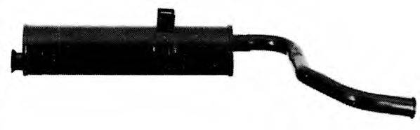 WALKER 01089 Глушник вихлопних газів кінцевий