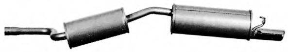 BOSAL 282-971 Глушник вихлопних газів кінцевий