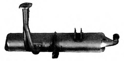 WALKER 04433 Глушник вихлопних газів кінцевий