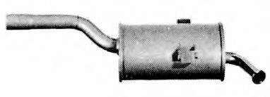 TESH 220342 Глушник вихлопних газів кінцевий
