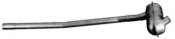 WALKER 03411 Середній глушник вихлопних газів
