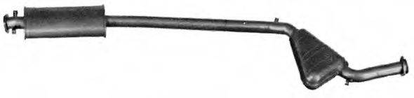 WALKER 17437 Середній глушник вихлопних газів