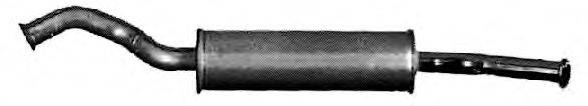 BOSAL 170-215 Глушник вихлопних газів кінцевий
