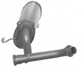 BOSAL 190-933 Середній глушник вихлопних газів