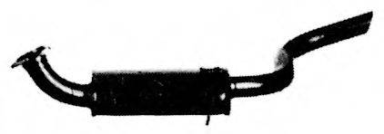 BOSAL 210-745 Глушник вихлопних газів кінцевий