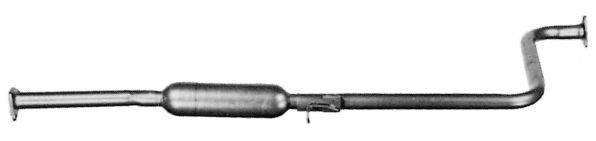 BOSAL 286-037 Середній глушник вихлопних газів