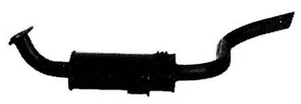 BOSAL 210-767 Глушник вихлопних газів кінцевий