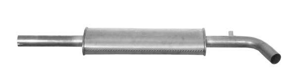 TESH 240757 Середній глушник вихлопних газів