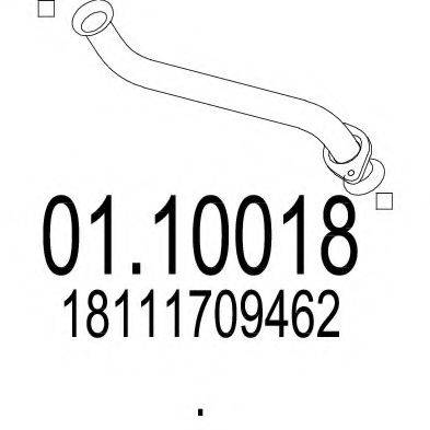 CIA 11532 Труба вихлопного газу