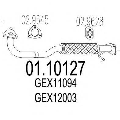 TIMAX 130144 Труба вихлопного газу