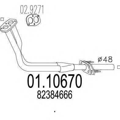 TIMAX 120088 Труба вихлопного газу