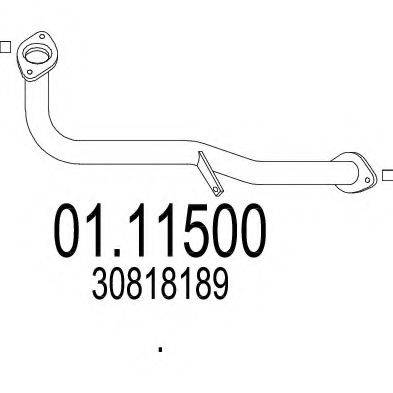 TIMAX 301412 Труба вихлопного газу