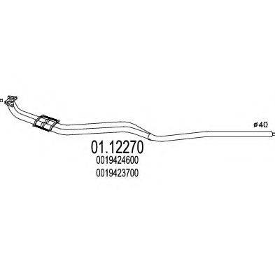 CISAM 651201 Труба вихлопного газу