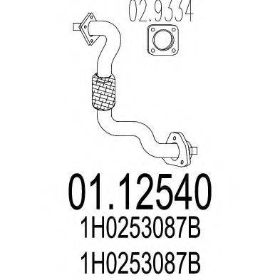 SIGAM 60126 Труба вихлопного газу