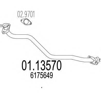 ROSI 11363 Труба вихлопного газу