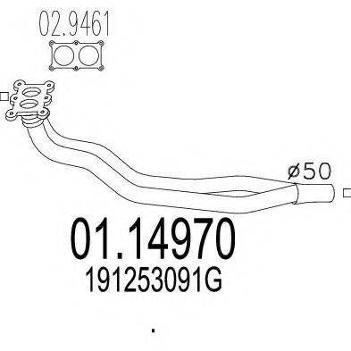 TIMAX 130195 Труба вихлопного газу