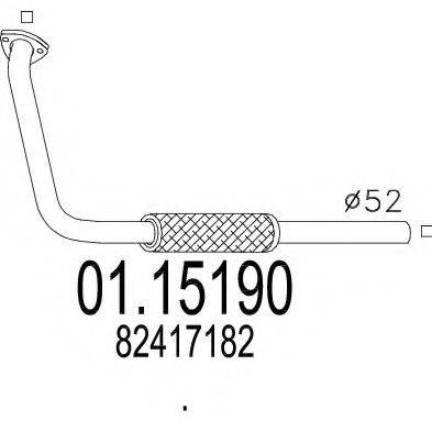 ZARA 1053 Труба вихлопного газу