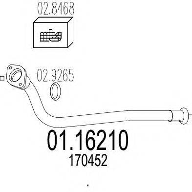 TIMAX 130108 Труба вихлопного газу